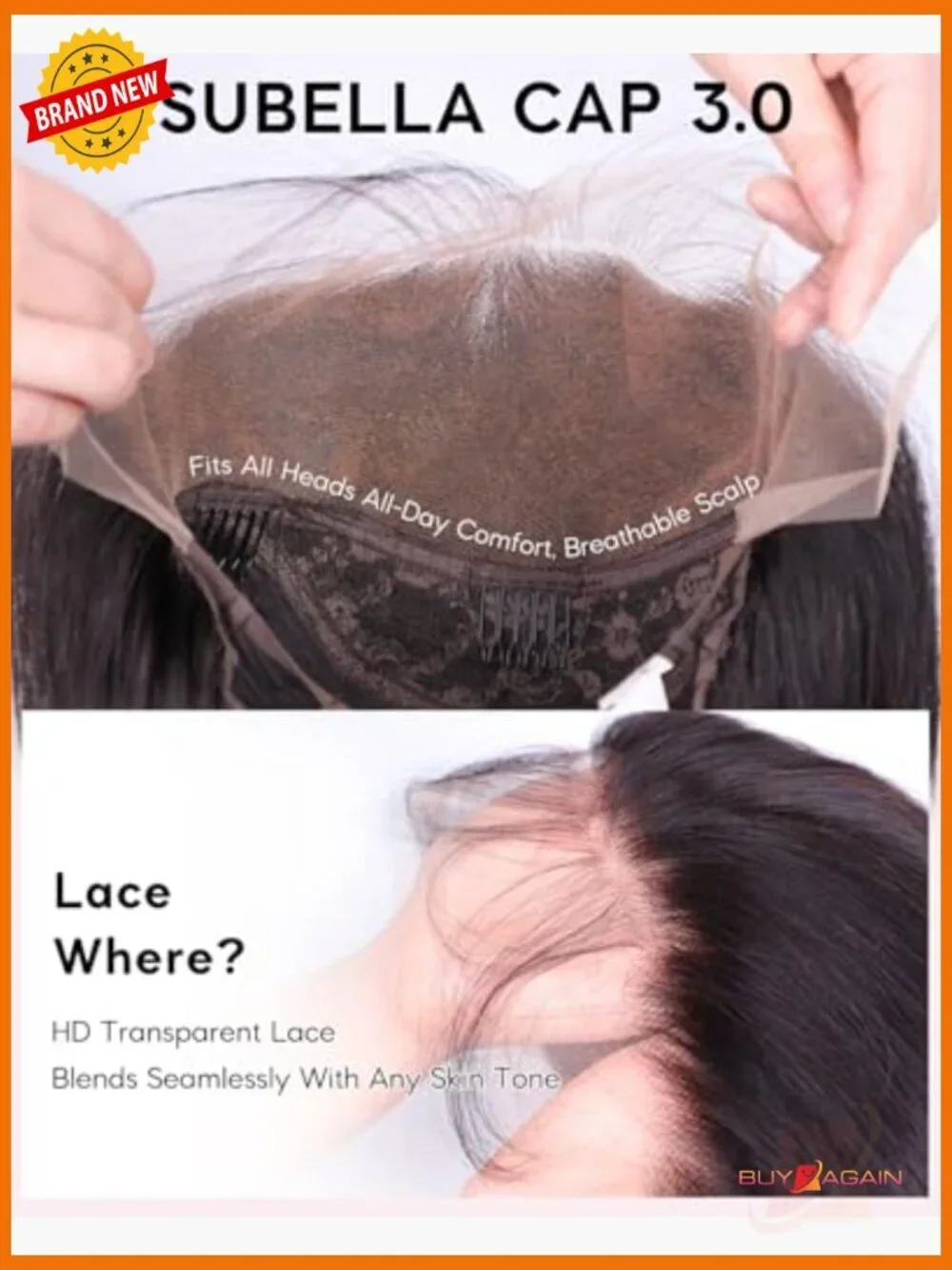 HD Lace Front Wig 220% Density 13x5 Straight Human Hair Pre Plucked 28inch